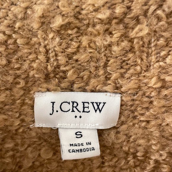 Jcrew Factory Bouclé Textured Striped Rollneck Turtleneck Sweater Womens Small - Picture 8 of 9